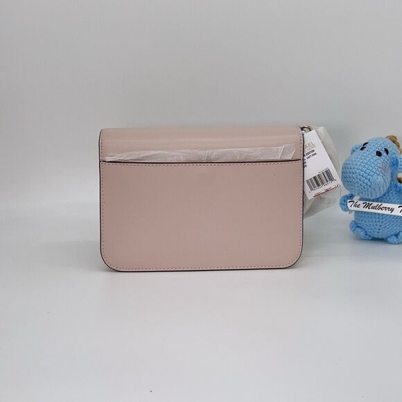 Michael Kors Sloan Editor Large Shoulder Smooth Leather Bag Soft Pink Crossbody - Picture 2 of 15